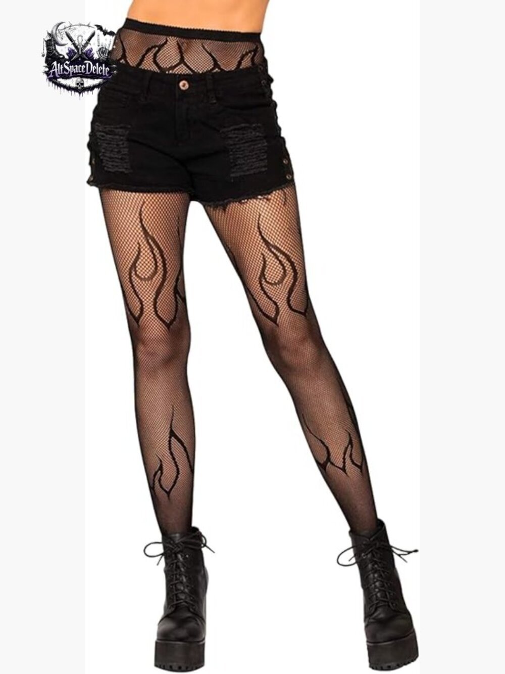 Patterned Tights for Halloween Cosplay Party, Stretchy Nylon Spandex